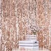 HIER_3110 8ftx8ft Blush/Rose Gold Big Payette Sequin Photography Booth Backdrop