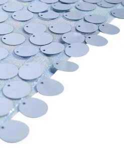 HIER_3110 Big Event Backdrops & Décor 8ftx8ft Dusty Blue Big Payette Sequin Photography Backdrop Curtain