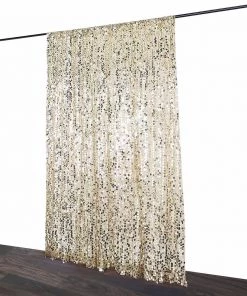 HIER_3110 Big Event Backdrops & Décor 8ftx8ft Champagne Big Payette Sequin Photography Booth Backdrop