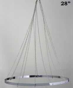 HIER_3110 28" | 12 Panel Hanging Ceiling Drapery Hoop Hardware & FREE Tool Kit Big Event Backdrops & Décor