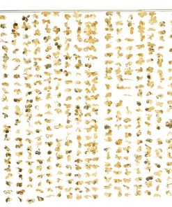 HIER_3110 6ft Metallic Gold Foil Hanging Flower Garland Backdrop Doorway Curtain Big Event Backdrops & Décor 19 HIER_3110 6ft Metallic Gold Foil Hanging Flower Garland Backdrop Doorway Curtain Big Event Backdrops & Décor