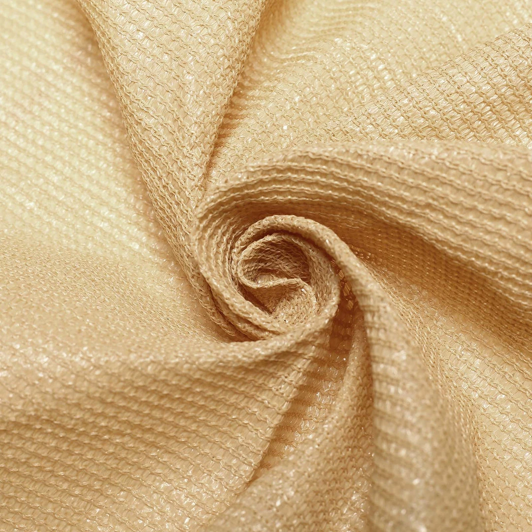 HIER_3130 16ft Tan Triangular UV Blocking Sun Shade Sail, Hanging Patio Canopy Hanging Ceiling Decorations 9 HIER_3130 16ft Tan Triangular UV Blocking Sun Shade Sail, Hanging Patio Canopy Hanging Ceiling Decorations