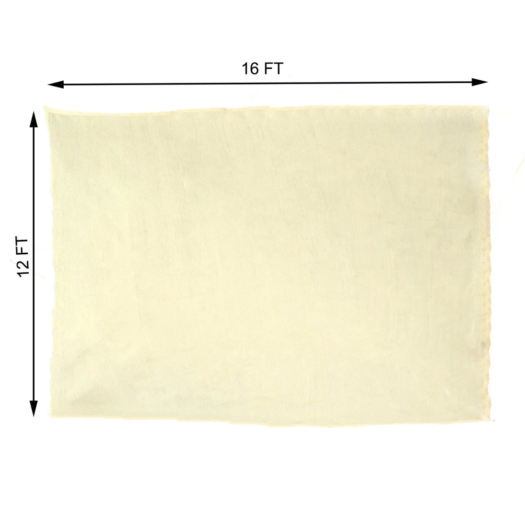 HIER_3130 12ftx16ft Ivory UV Block Sun Shade Sail, Hanging Outdoor Patio Canopy Hanging Ceiling Decorations 3 HIER_3130 12ftx16ft Ivory UV Block Sun Shade Sail, Hanging Outdoor Patio Canopy Hanging Ceiling Decorations