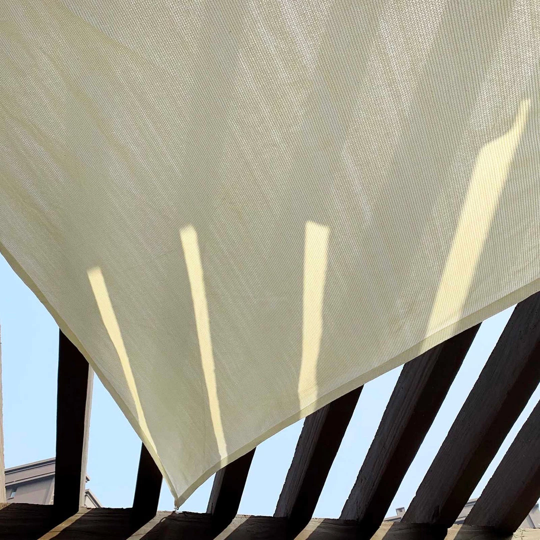 HIER_3130 Hanging Ceiling Decorations 16ftx20ft Ivory UV Block Sun Shade Sail, Hanging Outdoor Patio Canopy 2 HIER_3130 Hanging Ceiling Decorations 16ftx20ft Ivory UV Block Sun Shade Sail, Hanging Outdoor Patio Canopy