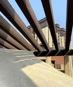 HIER_3130 Hanging Ceiling Decorations 16ftx20ft Ivory UV Block Sun Shade Sail, Hanging Outdoor Patio Canopy 20 HIER_3130 Hanging Ceiling Decorations 16ftx20ft Ivory UV Block Sun Shade Sail, Hanging Outdoor Patio Canopy