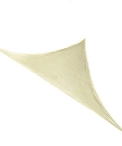 HIER_3130 10ftx10ftx14ft Ivory Triangular UV Block Sun Shade Sail, Patio Canopy Hanging Ceiling Decorations 33 HIER_3130 10ftx10ftx14ft Ivory Triangular UV Block Sun Shade Sail, Patio Canopy Hanging Ceiling Decorations