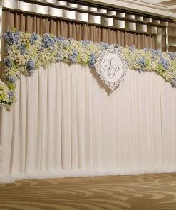 HIER_3110 Big Event Backdrops & Décor 10ft Metal DIY Adjustable Heavy Duty Portable Photo Backdrop Stand Kit