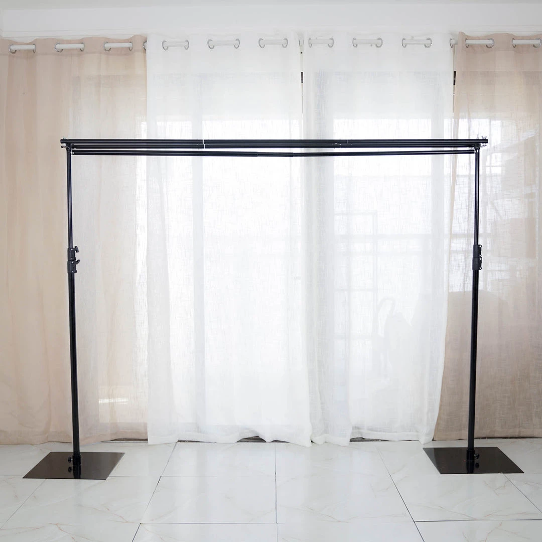 HIER_3630 10ft DIY Triple Cross Bars & Mounting Brackets For Backdrop Stands 10 HIER_3630 10ft DIY Triple Cross Bars & Mounting Brackets For Backdrop Stands