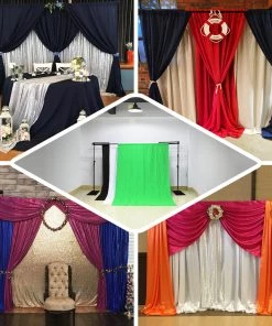 HIER_3630 10ft DIY Triple Cross Bars & Mounting Brackets For Backdrop Stands 19 HIER_3630 10ft DIY Triple Cross Bars & Mounting Brackets For Backdrop Stands