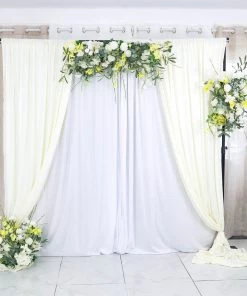 HIER_3630 10ft DIY Triple Cross Bars & Mounting Brackets For Backdrop Stands 20 HIER_3630 10ft DIY Triple Cross Bars & Mounting Brackets For Backdrop Stands