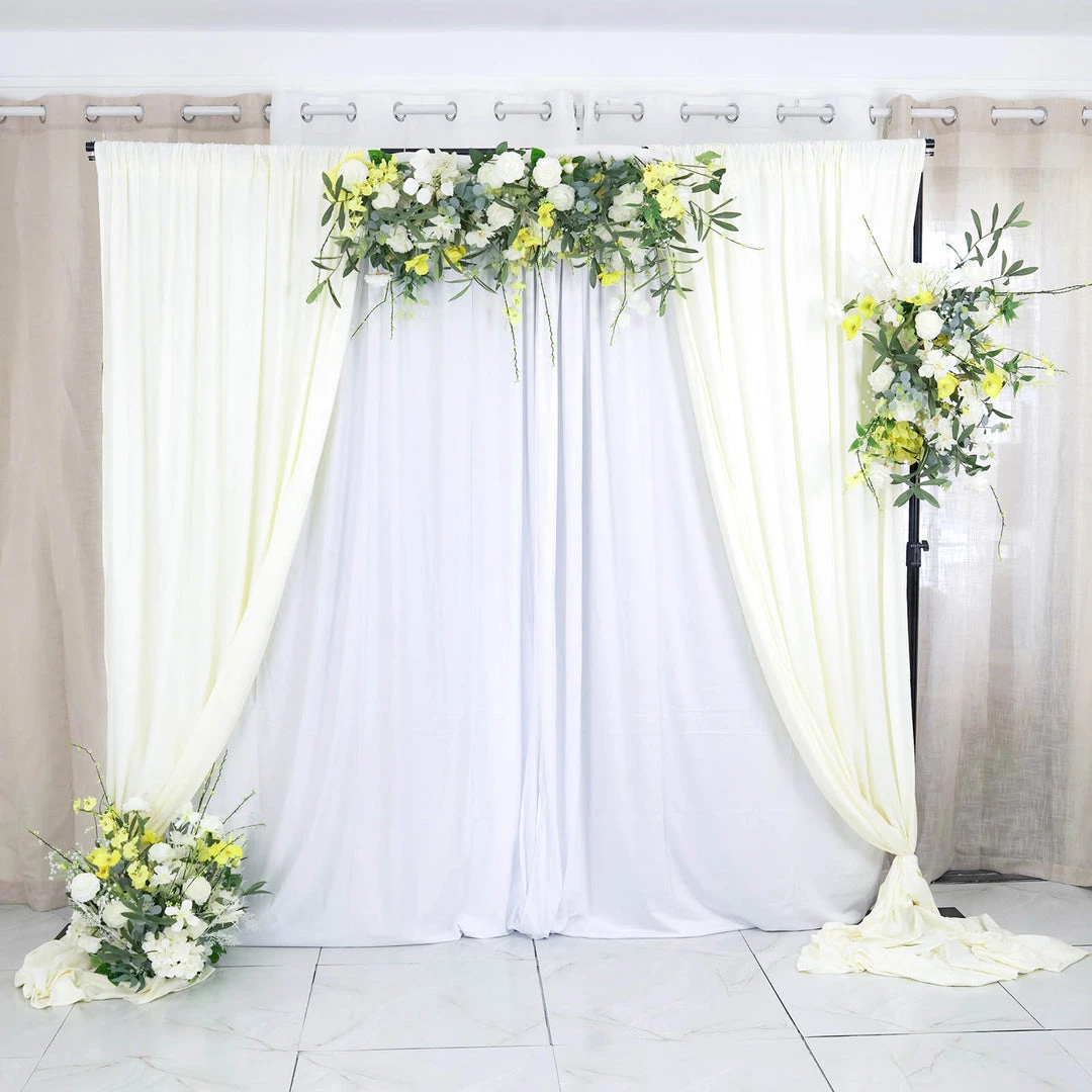 HIER_3630 10ft DIY Triple Cross Bars & Mounting Brackets For Backdrop Stands 6 HIER_3630 10ft DIY Triple Cross Bars & Mounting Brackets For Backdrop Stands