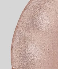 HIER_3110 Backdrop Panels 7.5ft Metallic Blush/Rose Gold Sparkle Sequin Round Wedding Arch Cover, Shiny Shimmer Backdrop Stand Cover - 2-Sided Custom Fit