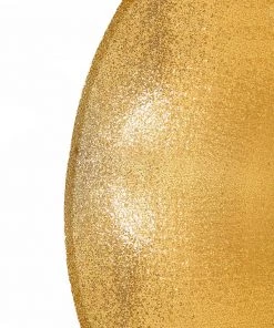 HIER_3110 Backdrop Panels 7.5ft Metallic Gold Sparkle Sequin Round Wedding Arch Cover, Shiny Shimmer Backdrop Stand Cover - 2-Sided Custom Fit