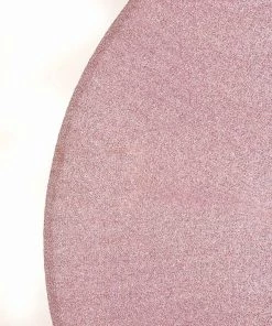 HIER_3110 7.5ft Blush/Rose Gold 2-Sided Shimmer Fitted Round Wedding Arch Cover Metallic Glittered Spandex Round Backdrop Backdrop Panels