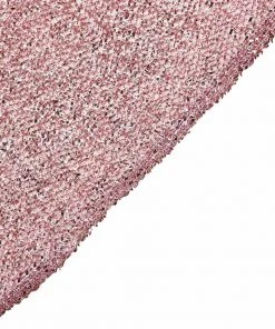 HIER_3110 7.5ft Blush/Rose Gold 2-Sided Shimmer Fitted Round Wedding Arch Cover Metallic Glittered Spandex Round Backdrop Backdrop Panels