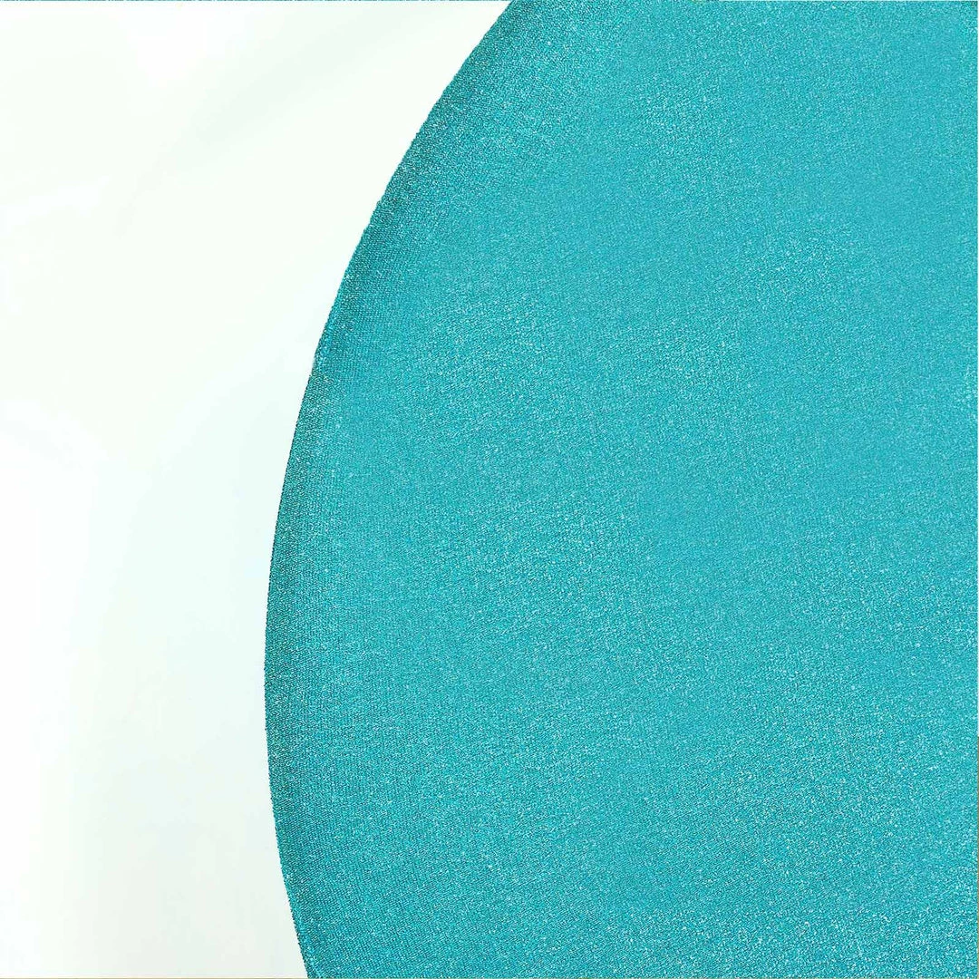 HIER_3110 Backdrop Panels 7.5ft Turquoise 2-Sided Shimmer Fitted Round Wedding Arch Cover Metallic Glittered Spandex Round Backdrop 9 HIER_3110 Backdrop Panels 7.5ft Turquoise 2-Sided Shimmer Fitted Round Wedding Arch Cover Metallic Glittered Spandex Round Backdrop