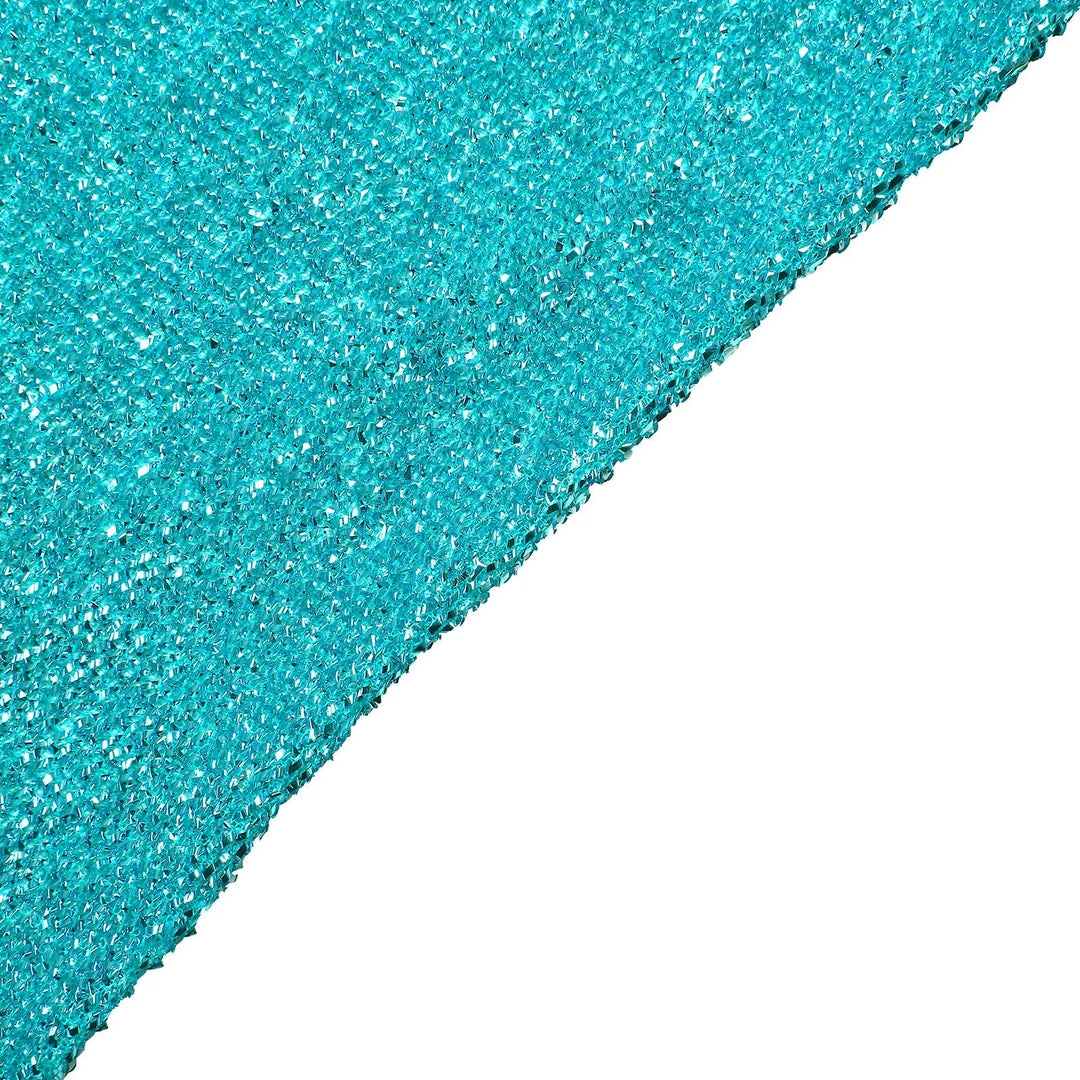 HIER_3110 Backdrop Panels 7.5ft Turquoise 2-Sided Shimmer Fitted Round Wedding Arch Cover Metallic Glittered Spandex Round Backdrop 11 HIER_3110 Backdrop Panels 7.5ft Turquoise 2-Sided Shimmer Fitted Round Wedding Arch Cover Metallic Glittered Spandex Round Backdrop