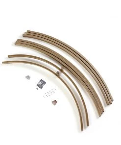 HIER_3630 7.5ft Heavy Duty Gold Metal Round Wedding Arch Photo Backdrop Stand Backdrop Stands & Ceiling Kits