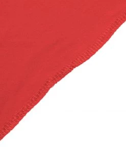 HIER_3110 Backdrop Panels 7.5ft Matte Red Round Spandex Fit Wedding Arch Backdrop Cover - 2-Sided Custom Fit Backdrop Stand Arch Cover