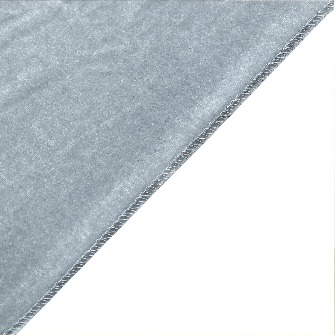 HIER_3110 7.5ft Dusty Blue Soft Velvet Round Backdrop Stand Cover, Fitted Wedding Arch Cover - 2-Sided Backdrop Panels 10 HIER_3110 7.5ft Dusty Blue Soft Velvet Round Backdrop Stand Cover, Fitted Wedding Arch Cover - 2-Sided Backdrop Panels