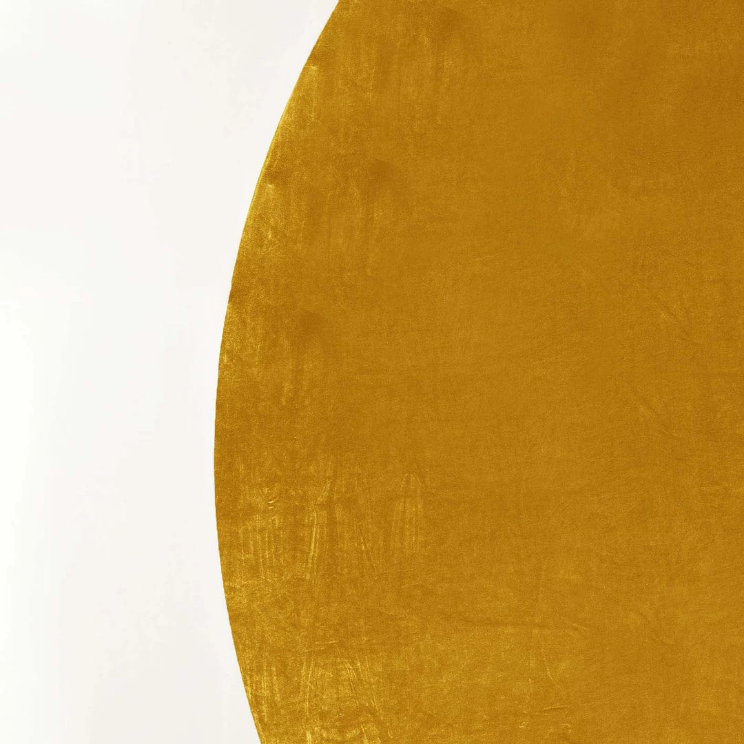 HIER_3110 7.5ft Metallic Gold Soft Velvet Round Backdrop Stand Cover, Fitted Wedding Arch Cover - 2-Sided Backdrop Panels 8 HIER_3110 7.5ft Metallic Gold Soft Velvet Round Backdrop Stand Cover, Fitted Wedding Arch Cover - 2-Sided Backdrop Panels