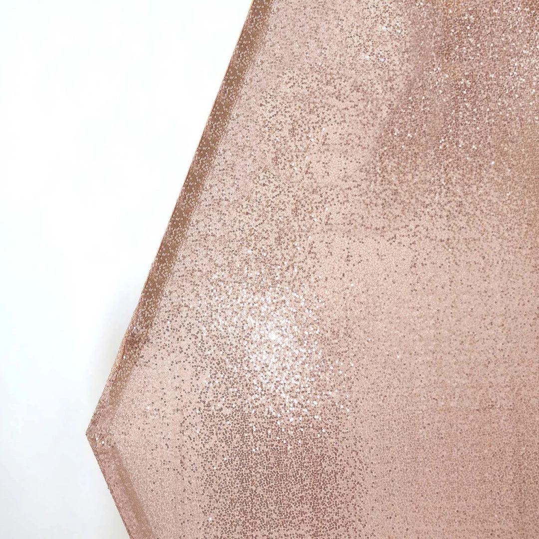 HIER_3110 Big Event Backdrops & Décor 8ftx7ft Blush/Rose Gold Sparkle Sequin Hexagon Wedding Arch Cover, Shiny Shimmer Backdrop Stand Cover - 2-Sided Custom Fit 7 HIER_3110 Big Event Backdrops & Décor 8ftx7ft Blush/Rose Gold Sparkle Sequin Hexagon Wedding Arch Cover, Shiny Shimmer Backdrop Stand Cover - 2-Sided Custom Fit