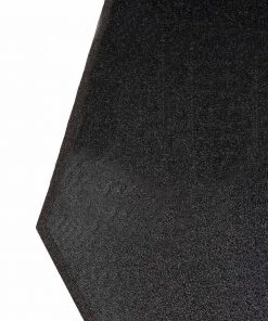 HIER_3110 8ftx7ft Shiny Black 2-Sided Spandex Fit Hexagon Wedding Backdrop Cover