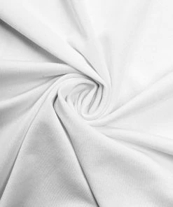 HIER_3110 Big Event Backdrops & Décor 8ftx7ft White 2-Sided Spandex Fit Hexagon Wedding Arch Backdrop Cover