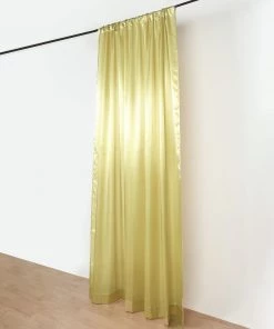 HIER_3110 8ftx10ft Champagne Satin Curtain Panel Backdrop Drapes, Photo Booth Backdrop With Rod Pocket Backdrop Panels