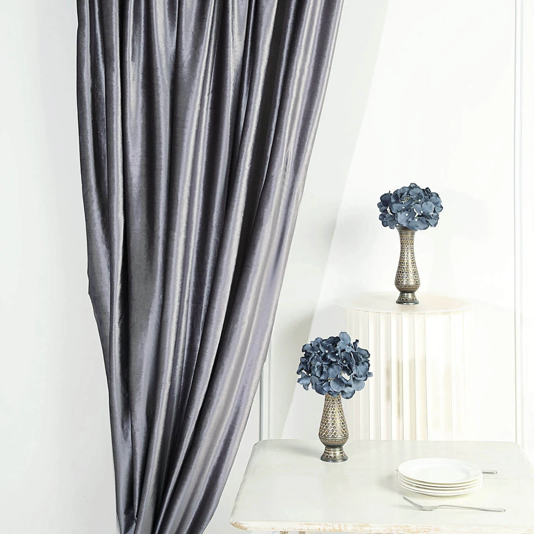 HIER_3110 Big Event Backdrops & Décor 8ft Charcoal Gray Premium Velvet Backdrop Stand Curtain Panel, Drape 9 HIER_3110 Big Event Backdrops & Décor 8ft Charcoal Gray Premium Velvet Backdrop Stand Curtain Panel, Drape