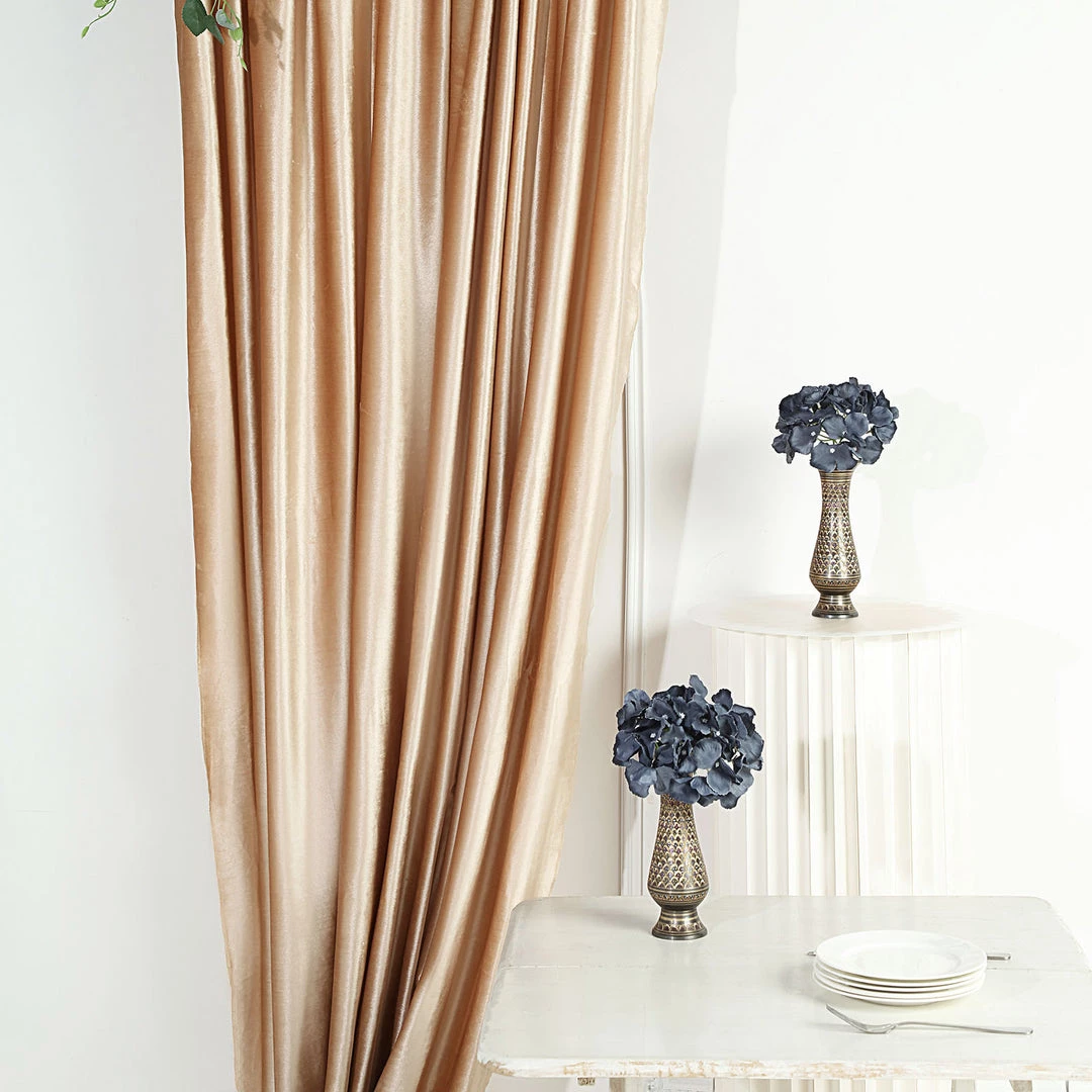 HIER_3110 Big Event Backdrops & Décor 8ft Champagne Premium Velvet Backdrop Stand Curtain Panel, Drape 10 HIER_3110 Big Event Backdrops & Décor 8ft Champagne Premium Velvet Backdrop Stand Curtain Panel, Drape