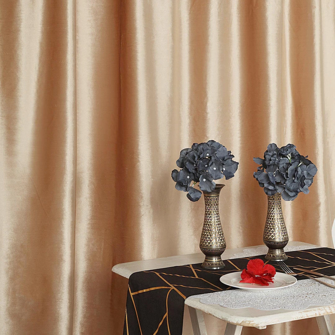 HIER_3110 Big Event Backdrops & Décor 8ft Champagne Premium Velvet Backdrop Stand Curtain Panel, Drape 9 HIER_3110 Big Event Backdrops & Décor 8ft Champagne Premium Velvet Backdrop Stand Curtain Panel, Drape