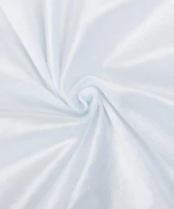 HIER_3110 8ft White Premium Velvet Backdrop Stand Curtain Panel, Privacy Drape