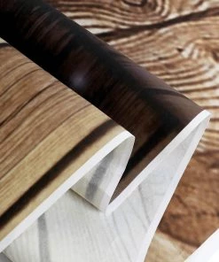 HIER_3110 Vinyl Photography Backdrops 7ftx5ft Rustic Wood & Fairy Lights Prints Vinyl Photography Backdrop