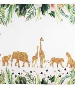 HIER_3110 8ftx8ft Safari Jungle Animal Baby Shower/Child Party Vinyl Backdrop Vinyl Photography Backdrops