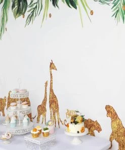HIER_3110 8ftx8ft Safari Jungle Animal Baby Shower/Child Party Vinyl Backdrop Vinyl Photography Backdrops