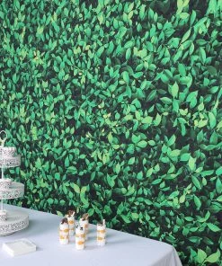 HIER_3110 8ftx8ft Greenery Grass Print Vinyl Photography Booth Party Backdrop Vinyl Photography Backdrops