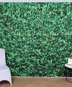 HIER_3110 8ftx8ft Greenery Grass Print Vinyl Photography Booth Party Backdrop Vinyl Photography Backdrops
