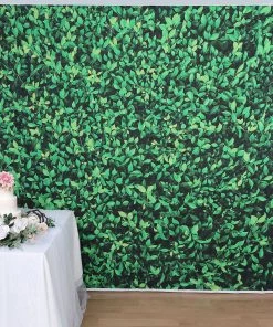 HIER_3110 8ftx8ft Greenery Grass Print Vinyl Photography Booth Party Backdrop Vinyl Photography Backdrops