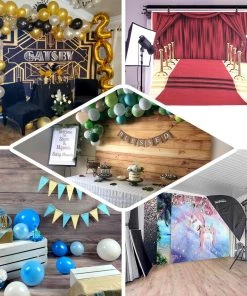 HIER_3110 8ftx8ft Greenery Grass Print Vinyl Photography Booth Party Backdrop Vinyl Photography Backdrops