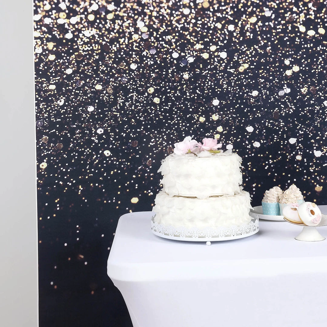 HIER_3110 Vinyl Photography Backdrops 8ftx8ft Black/Gold Glitter Print Vinyl Photography Booth Backdrop 7 HIER_3110 Vinyl Photography Backdrops 8ftx8ft Black/Gold Glitter Print Vinyl Photography Booth Backdrop