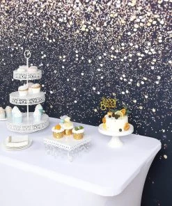 HIER_3110 Vinyl Photography Backdrops 8ftx8ft Black/Gold Glitter Print Vinyl Photography Booth Backdrop 20 HIER_3110 Vinyl Photography Backdrops 8ftx8ft Black/Gold Glitter Print Vinyl Photography Booth Backdrop