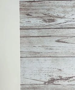 HIER_3110 8ftx8ft White/Gray Distressed Wood Panels Vinyl Photography Backdrop