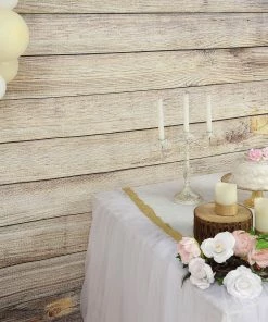 HIER_3110 8ftx8ft Natural Vintage Wood Panels Print Vinyl Photography Backdrop Vinyl Photography Backdrops