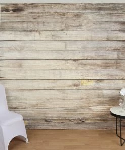 HIER_3110 8ftx8ft Natural Vintage Wood Panels Print Vinyl Photography Backdrop Vinyl Photography Backdrops
