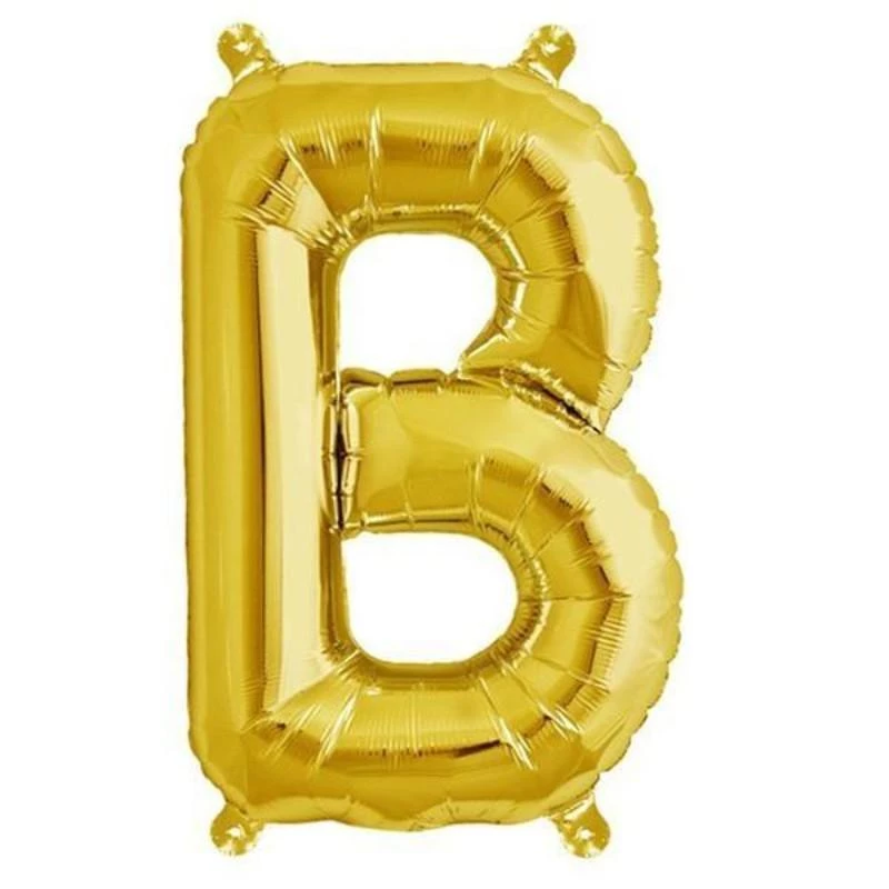 HIER_3211 16" Matte Gold Mylar Foil Letter & Number Balloons - Clearance SALE 10 HIER_3211 16" Matte Gold Mylar Foil Letter & Number Balloons - Clearance SALE
