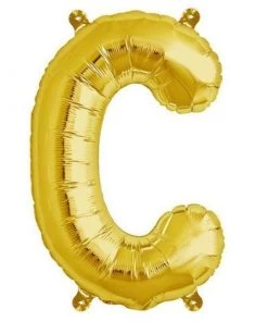 HIER_3211 16" Matte Gold Mylar Foil Letter & Number Balloons - Clearance SALE 46 HIER_3211 16