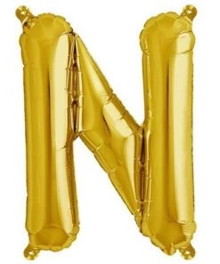 HIER_3211 16" Matte Gold Mylar Foil Letter & Number Balloons - Clearance SALE 57 HIER_3211 16