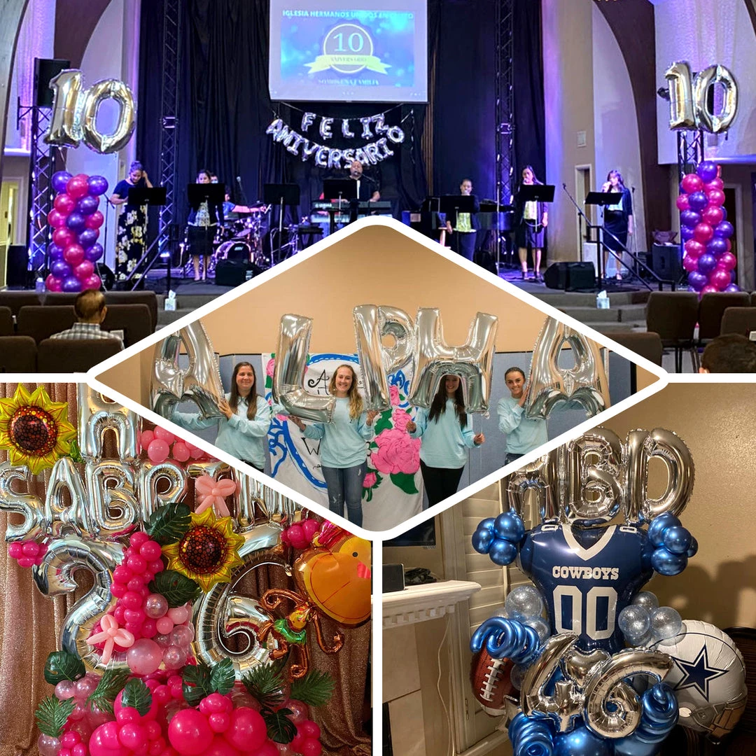 HIER_3211 Chargers & Centerpieces 16" Shiny Metallic Silver Mylar Foil Alphabet Letter Balloons - K 4 HIER_3211 Chargers & Centerpieces 16" Shiny Metallic Silver Mylar Foil Alphabet Letter Balloons - K