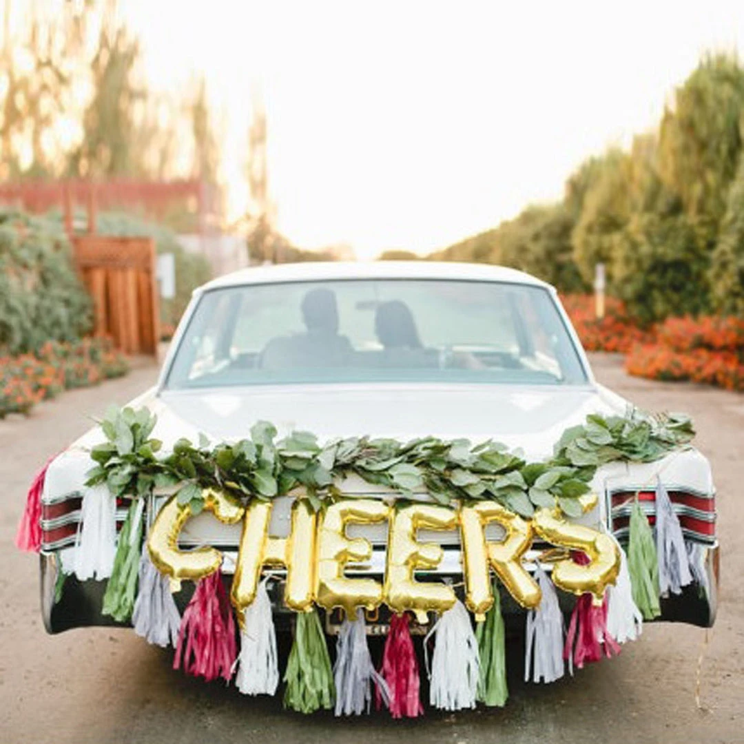 HIER_3211 Chargers & Centerpieces 16" Shiny Metallic Gold Mylar Foil Alphabet Letter Balloons - V 7 HIER_3211 Chargers & Centerpieces 16" Shiny Metallic Gold Mylar Foil Alphabet Letter Balloons - V